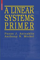 book A Linear Systems Primer