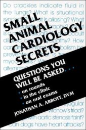 book Small  Animal Cardiology Secrets