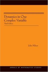 book Dynamics in one complex variable, Third Edition