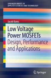 book Low Voltage Power MOSFETs: Design, Performance and Applications