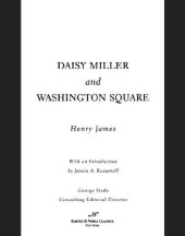 book Daisy Miller and Washington Square (Barnes & Noble Classics Series)   