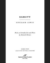 book Babbitt (Barnes & Noble Classics Series)   