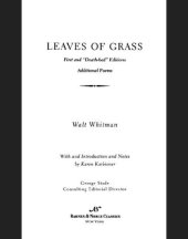 book Leaves of Grass (Barnes & Noble Classics Series)   