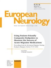 book Using Patient-friendly Composite Endpoints to Measure the Success of Acute Migraine Medications: 4th Annual Migraine Meeting, Budapest, October 2004: Proceedings