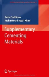 book Supplementary Cementing Materials