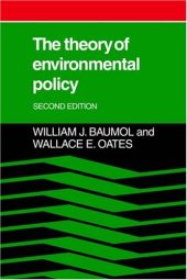 book The Theory of Environmental Policy