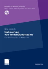 book Optimierung von Verhandlungsteams: Der Einflussfaktor Hierarchie