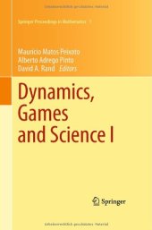book Dynamics, Games and Science I: DYNA 2008, in Honor of Maurício Peixoto and David Rand, University of Minho, Braga, Portugal, September 8-12, 2008