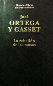 book La rebelion de las masas