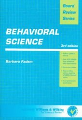 book Behavioral Science: Board Review Series