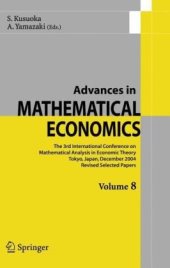 book Advances in mathematical economics, Volume 8