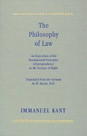 book The Philosophy of Law: An Exposition of the Fundamental Principles of Jurisprudence As the Science of Right