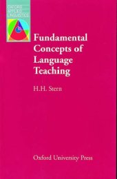 book Fundamental concepts of language teaching