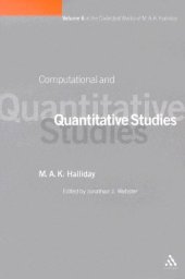 book Computational and Quantitative Studies (Collected Works M. A. K. Halliday)