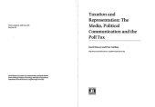 book Taxation and Representation: Media, Political Communication and the Poll Tax (Acamedia Research Monograph)