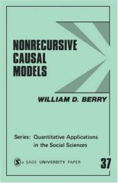 book Nonrecursive Causal Models (Quantitative Applications in the Social Sciences)