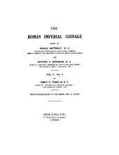 book Roman Imperial Coinage, Volume V, Part II: Probus to Diocletian's Reform (A.D. 276-294), the Gallic Emperors, the British Emperors, and the Usurpers