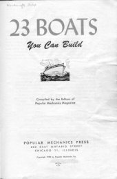 book 23 BOATS You Can Build   1950   Popular Mechanics