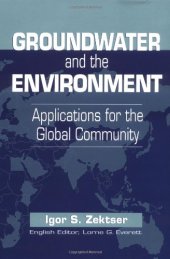 book Groundwater and the environment: applications for the global community