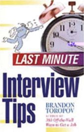 book Last Minute Interview Tips (Last Minute Series)