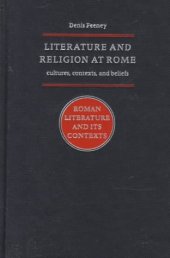 book Literature and Religion at Rome: Cultures, Contexts, and Beliefs