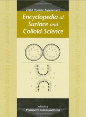 book Encyclopedia of Surface and Colloid Science, 2004 Update Supplement