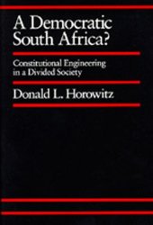 book A Democratic South Africa?: Constitutional Engineering in a Divided Society (Perspectives on Southern Africa, No 46)