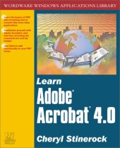 book Learn Adobe Acrobat 4.0 (Wordware Windows Applications Library)