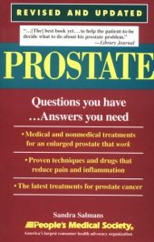 book Prostate: Questions You Have ...Answers You Need