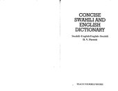 book Concise Swahili and English Dictionary: Swahili-English   English-Swahili