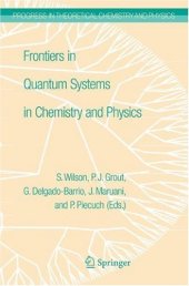 book Frontiers in Quantum Systems in Chemistry and Physics