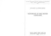 book Handbook of the Oromo language