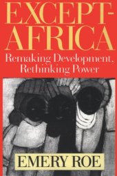 book Except-Africa: Remaking Development, Rethinking Power