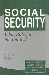 book Social Security: What Role for the Future? (Conference of the National Academy of Social Insurance)