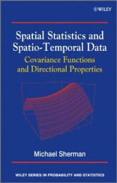 book Spatial Statistics and Spatio-Temporal Data: Covariance Functions and Directional Properties (Wiley Series in Probability and Statistics)