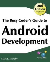 book The Busy Coder's Guide to Android Development, 3.6 version