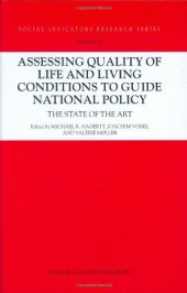 book Assessing Quality of Life and Living Conditions to Guide (Social Indicators Research Series)