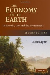 book The Economy of the Earth: Philosophy, Law, and the Environment