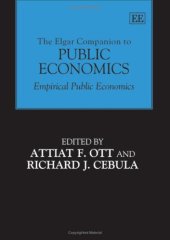 book Elgar Companion to Public Economics: Empirical Public Economics (Elgar Original Reference)