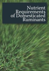 book Nutrient Requirements of Domesticated Ruminants