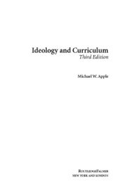 book Ideology and Curriculum 3rd Edition