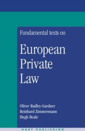 book Fundamental Texts on European Private Law