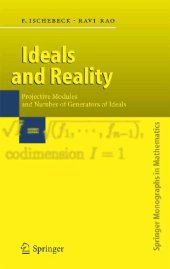 book Ideals and reality: projective modules and number of generators of ideals