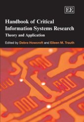 book Handbook of Critical Information Systems Research: Theory and Application