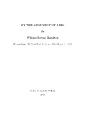 book On the Argument of Abel