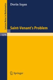 book Saint-Venant's Problem