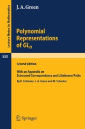 book Polynomial Representations of GL  n  