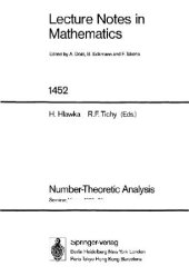 book Number-Theoretic Analysis