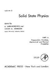 book Methods of Experimental Physics Solid State Physics (Volume 6/PartA)