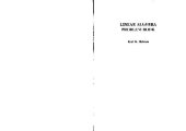 book Linear Algebra Problem Book